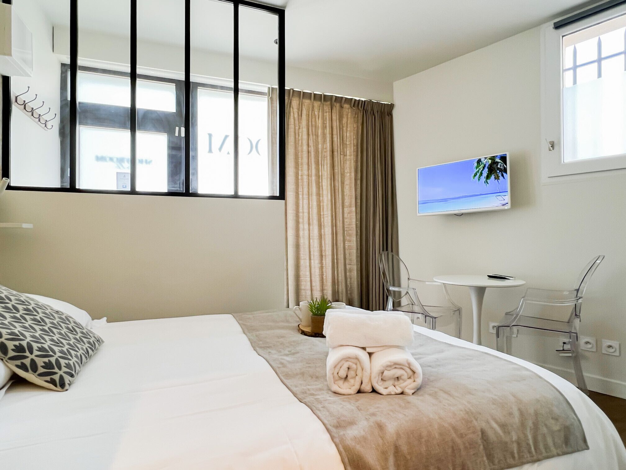 1 間睡房、熨斗/熨衫板、免費 Wi-Fi、床單