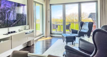 Deichgraf 12, direkter traumhafter Meerblick, Strandkorb, WLAN, TG, Lift, Kamin