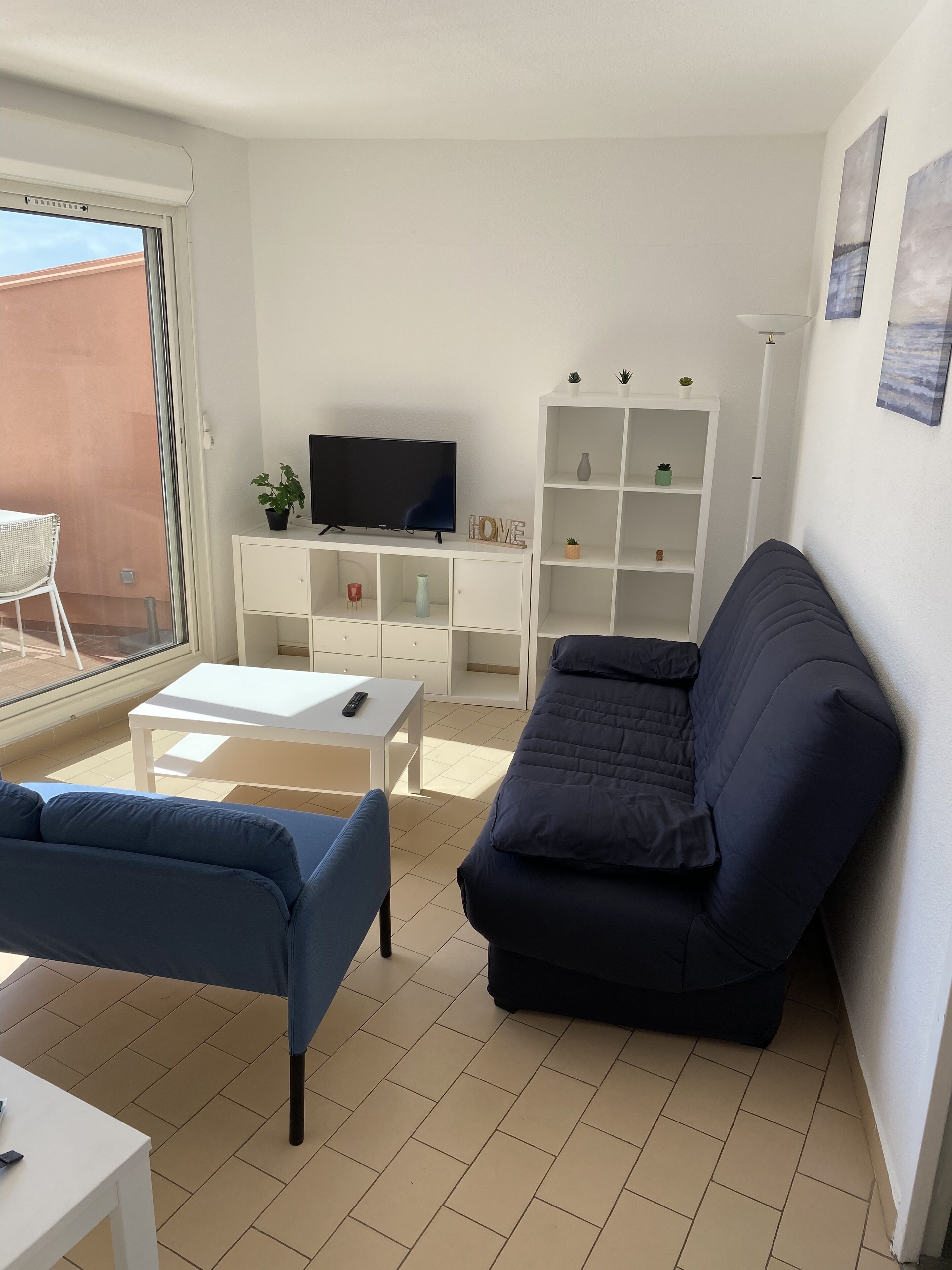 Appartement T2 dans résidence privée avec piscine à 2 minutes de la plage !