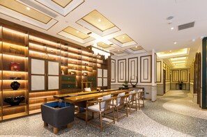 Sittområde i lobbyn