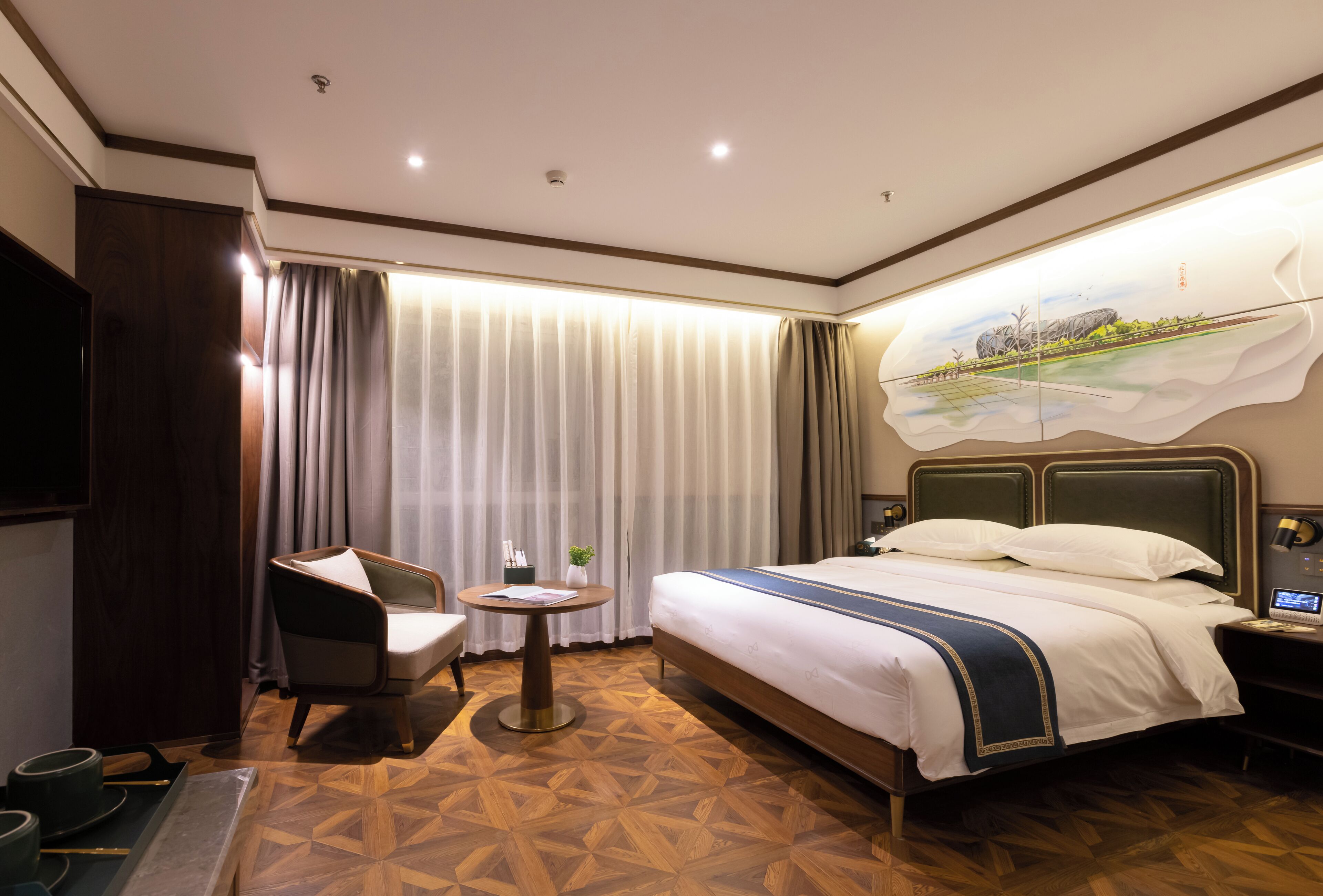 Business Double Room, 1 Queen Bed, Non Smoking | Premium bedding, down duvets, pillow-top beds, soundproofing