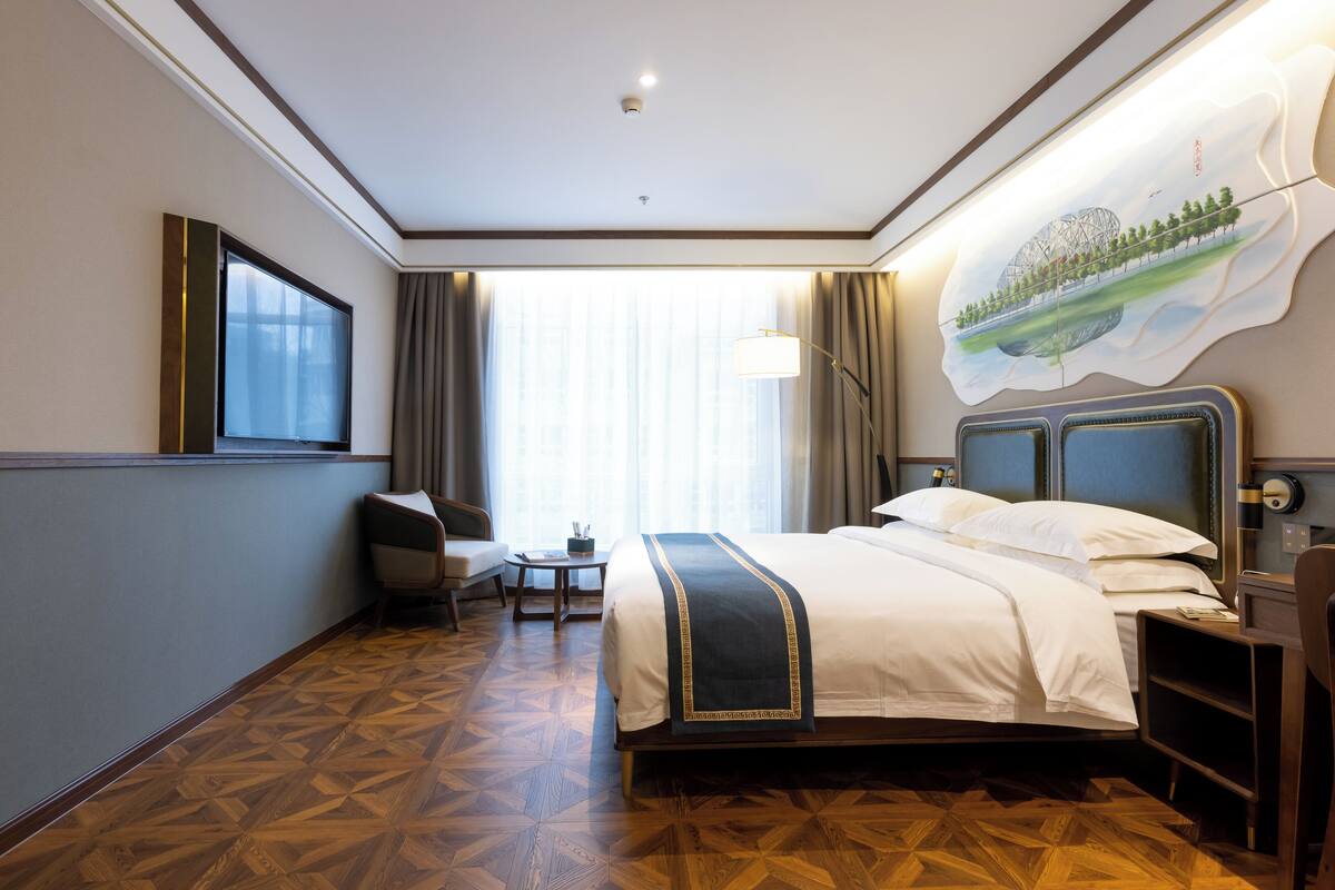 Business tweepersoonskamer, 1 queensize bed, niet-roken | 1 slaapkamer, geluiddichte muren, gratis wifi