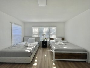 4 bedrooms, iron/ironing board, free WiFi, bed sheets