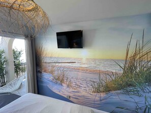 2 soverom, strykejern/-brett, reiseseng for barn og wi-fi (inkludert)