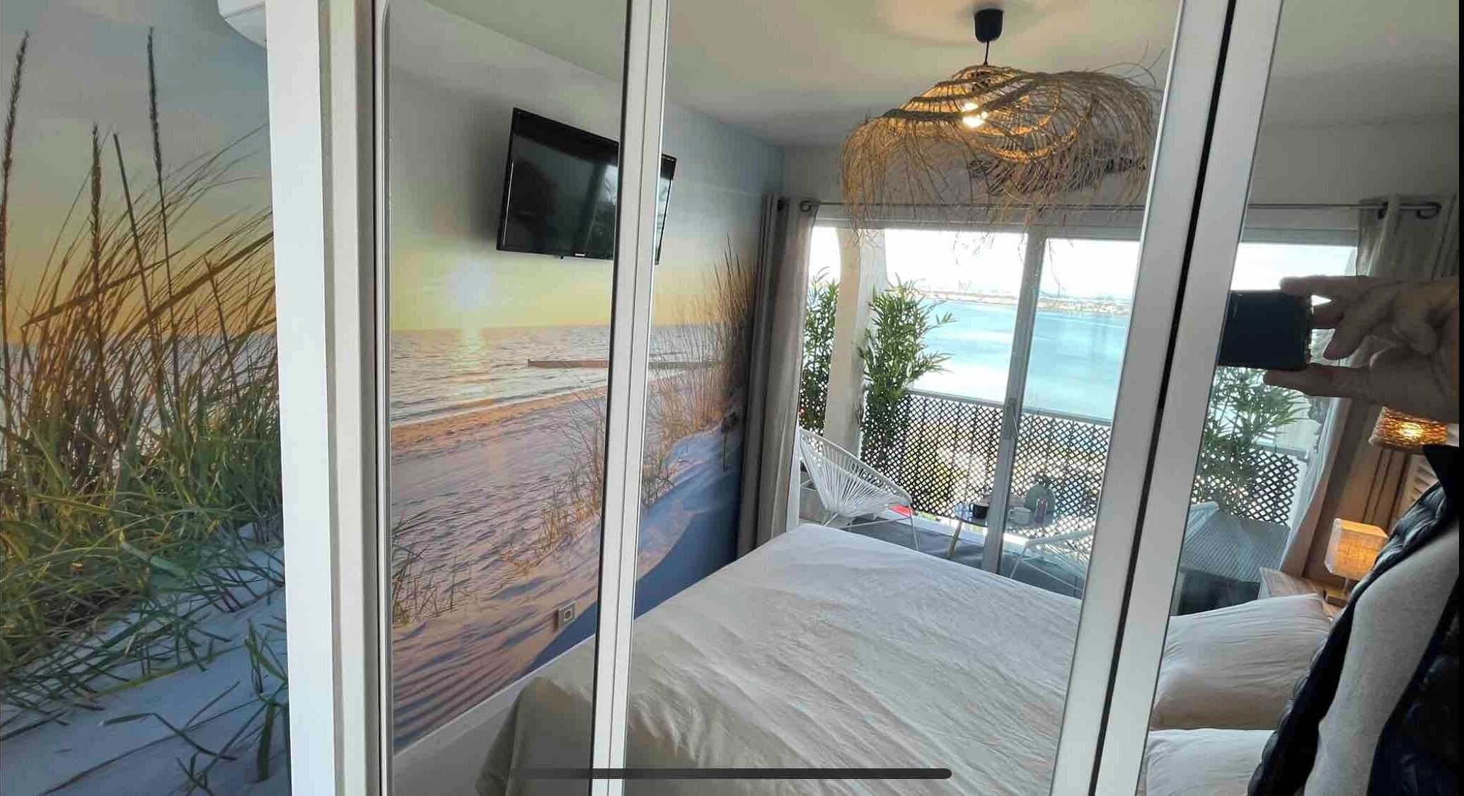 2 chambres, fer et planche à repasser, lit parapluie, Wi-Fi gratuit