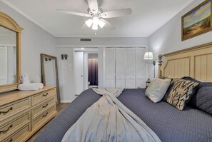 2 bedrooms, desk, iron/ironing board, travel cot - 2BR • Ocean Creek • Pools, Tennis + Barefoot (Myrtle Beach)