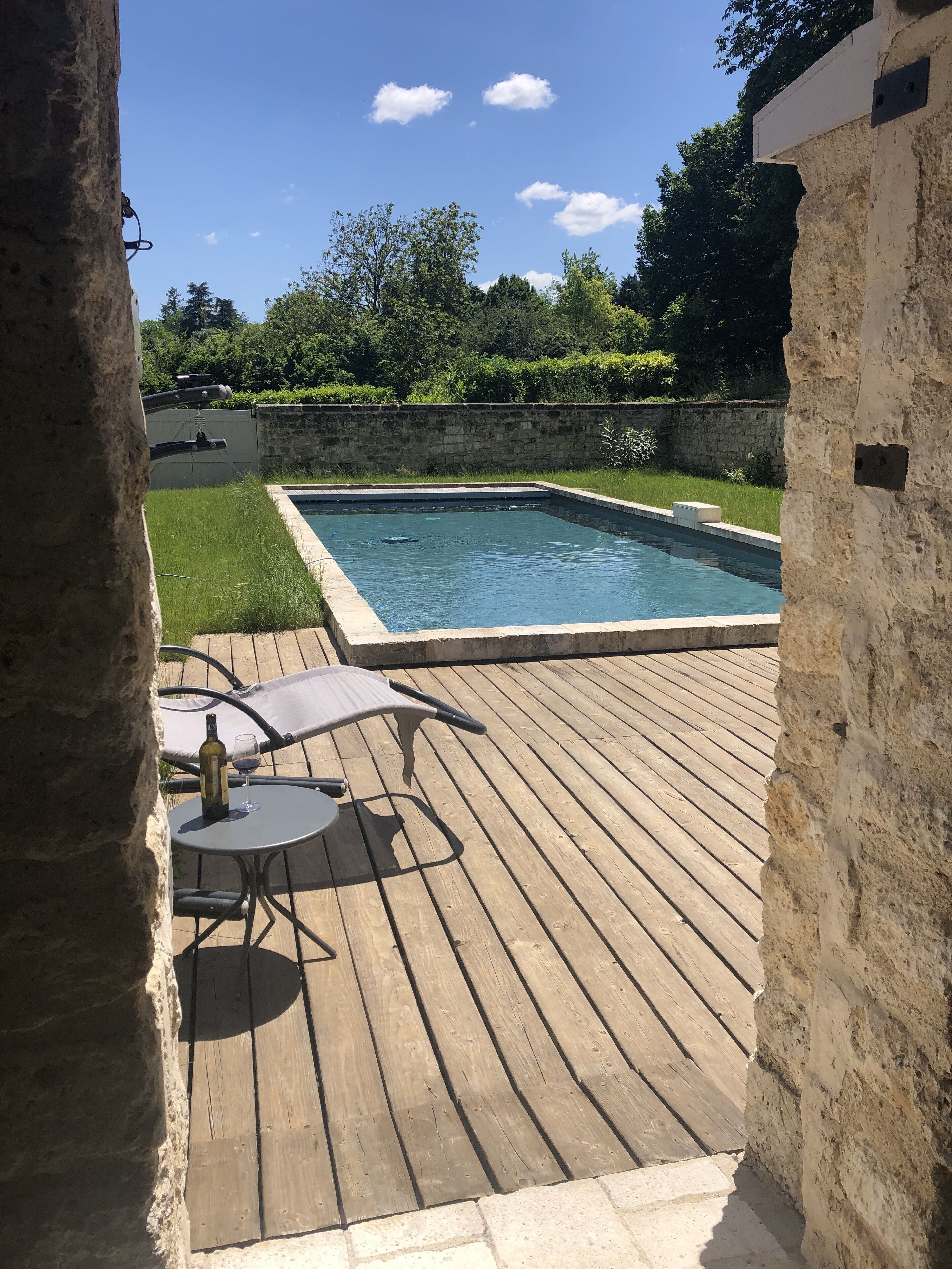 Seasonal outdoor pool