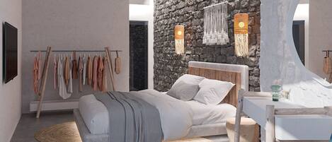 1 dormitorio, caja fuerte, wifi gratis y ropa de cama