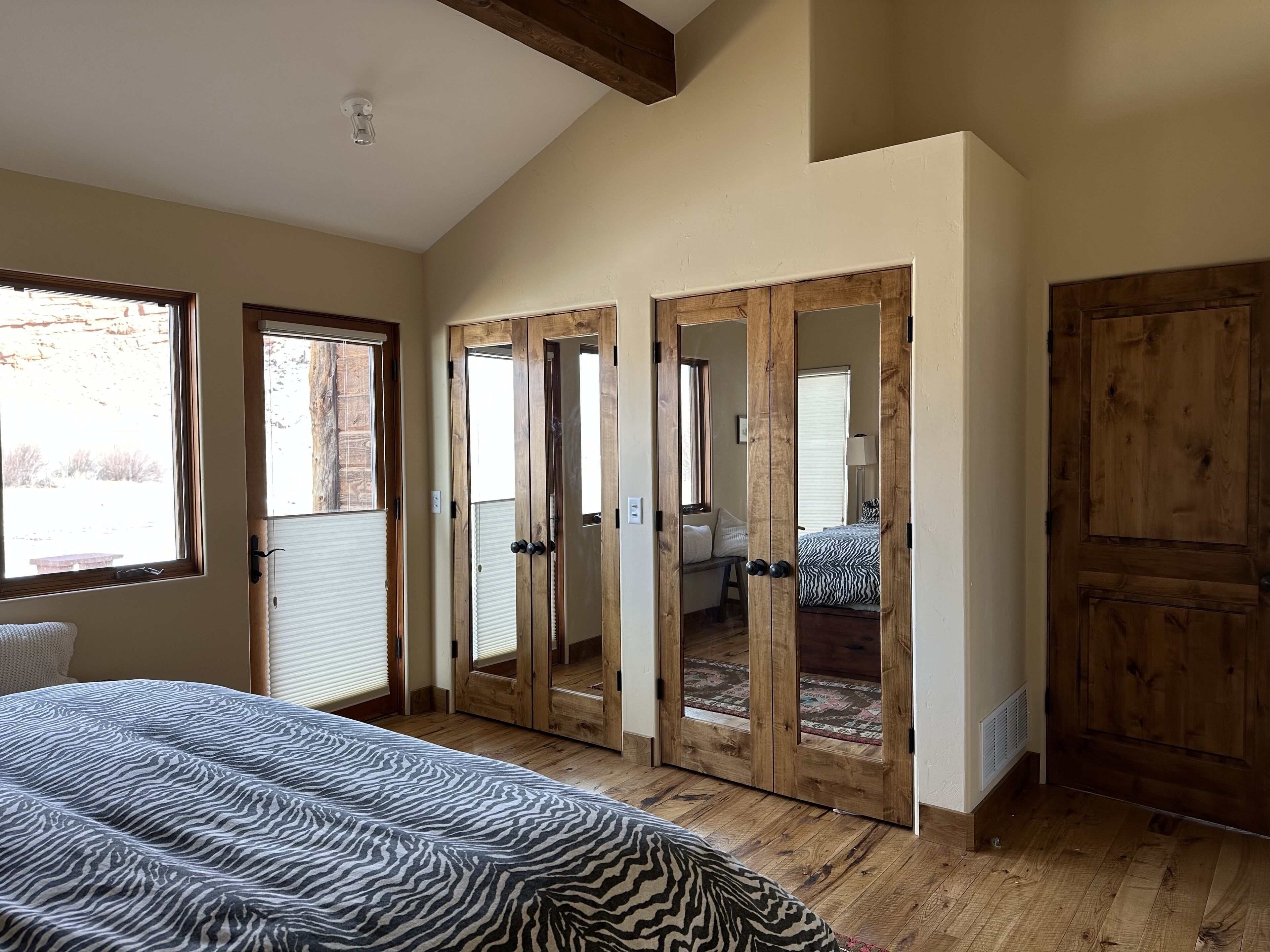 Red Cliffs, exclusive riverfront property, with freshwater swimming pond.