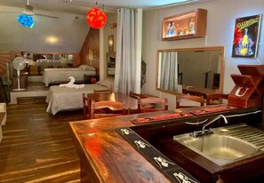 2 chambres, bureau, Wi-Fi, draps fournis