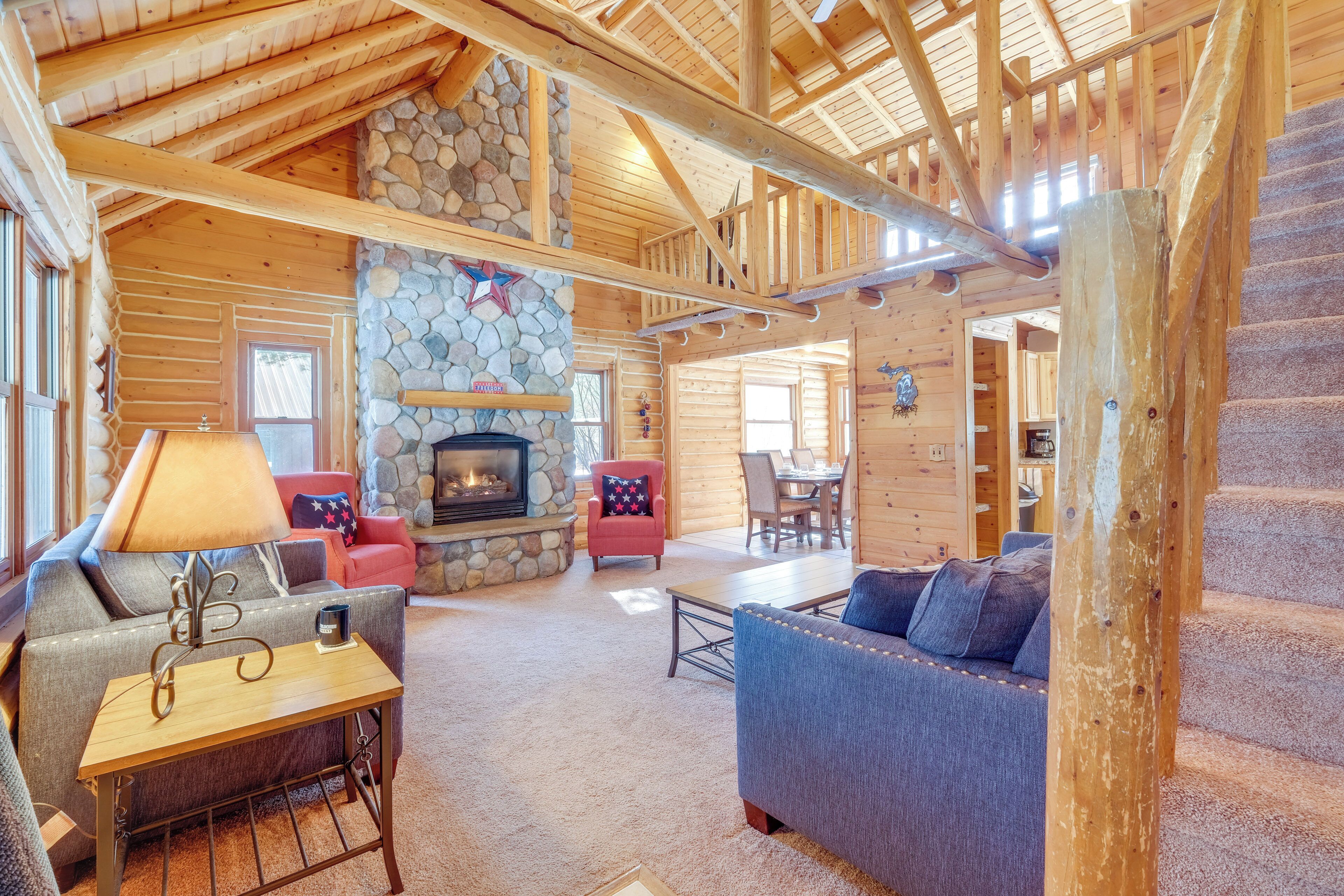 Interlochen Cabin w/ Fireplace - Near State Park!