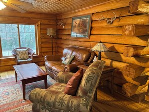 Smart-tv en een open haard