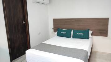 Standard dubbelrum | Strykjärn/strykbräda, gratis wi-fi och sängkläder