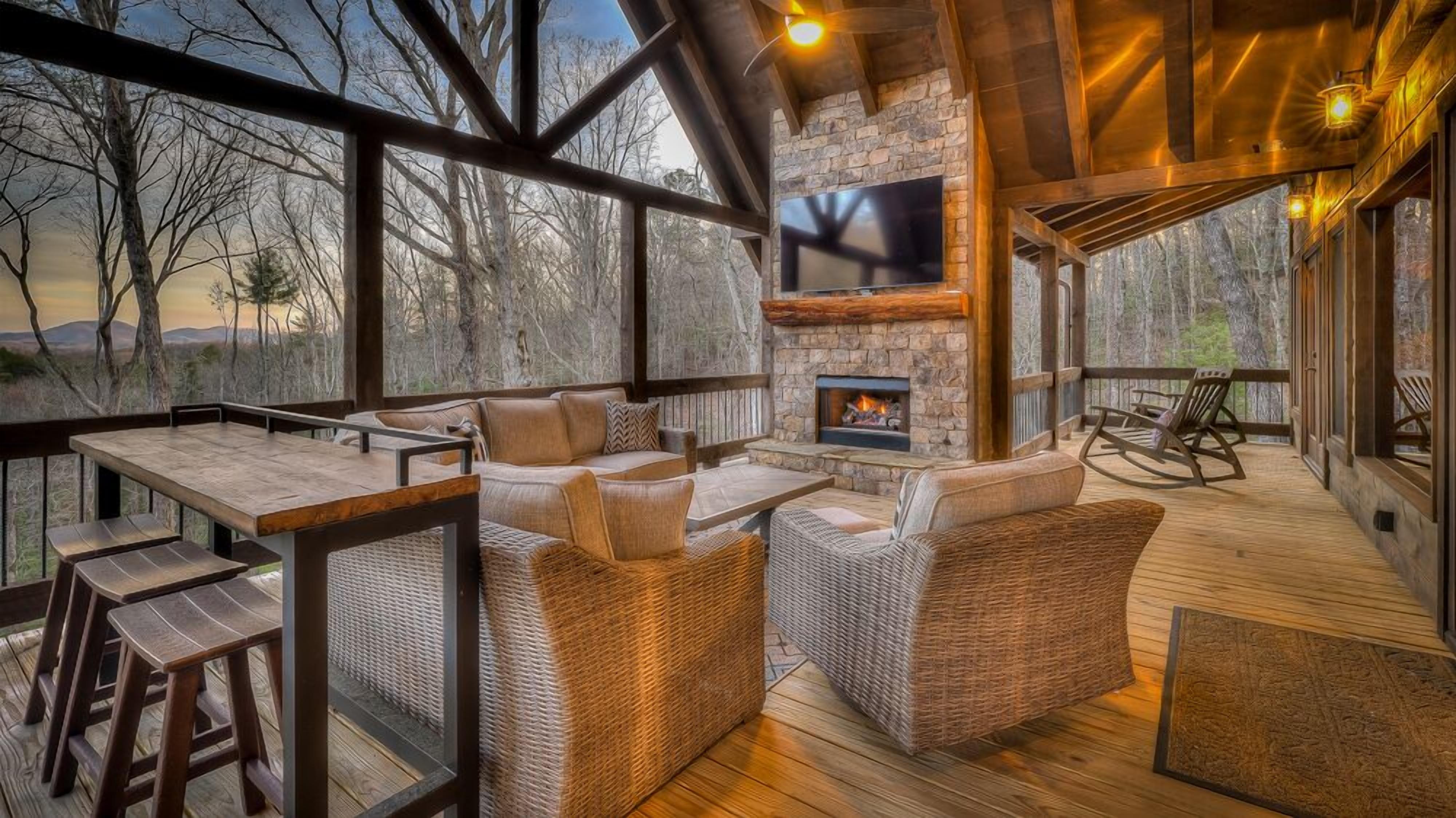 Living and Living Well - Mountain Modern Decor | Hot Tub | Gorgeous Mountain Views