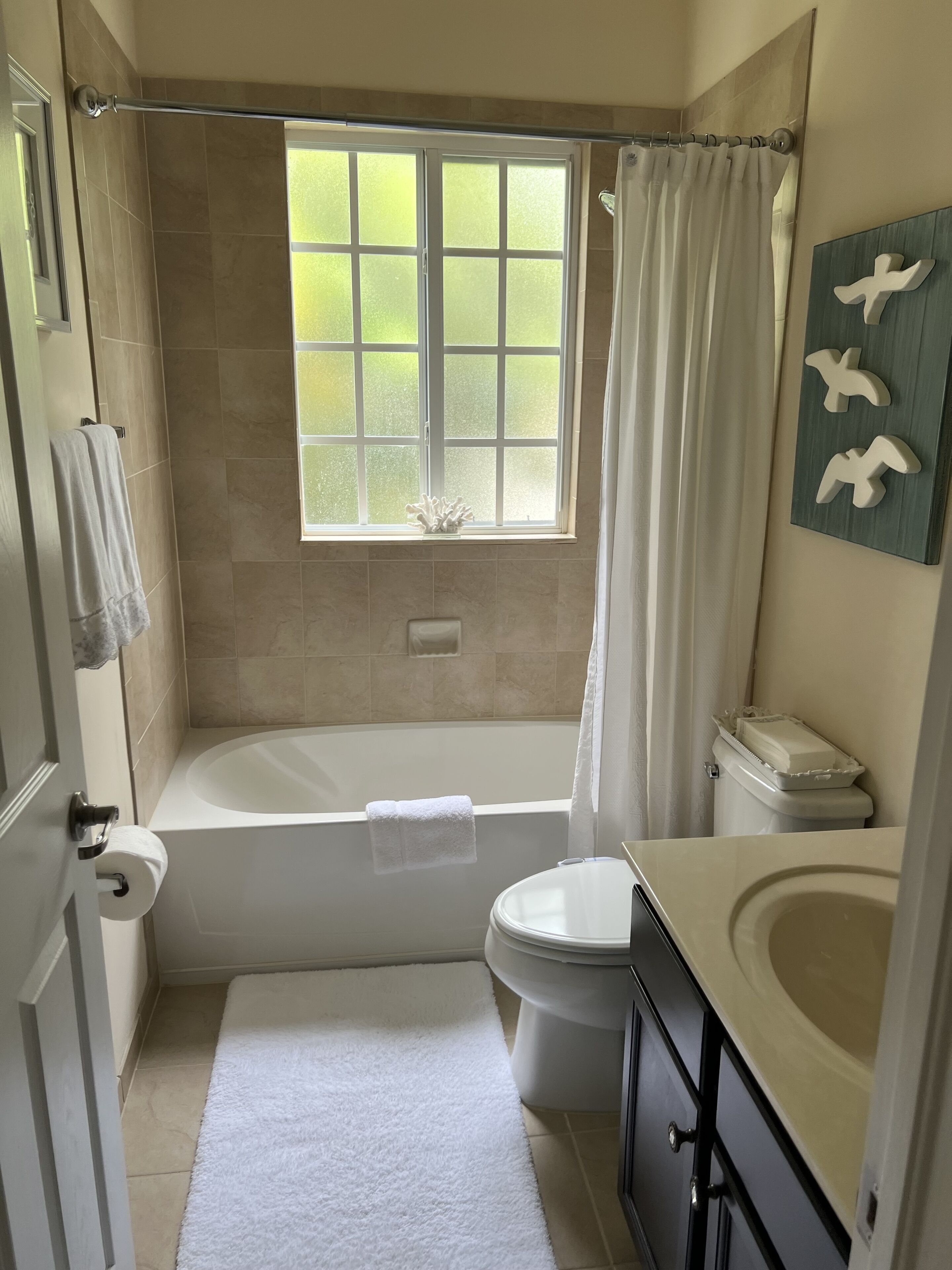 Sunny modern luxurious suite.