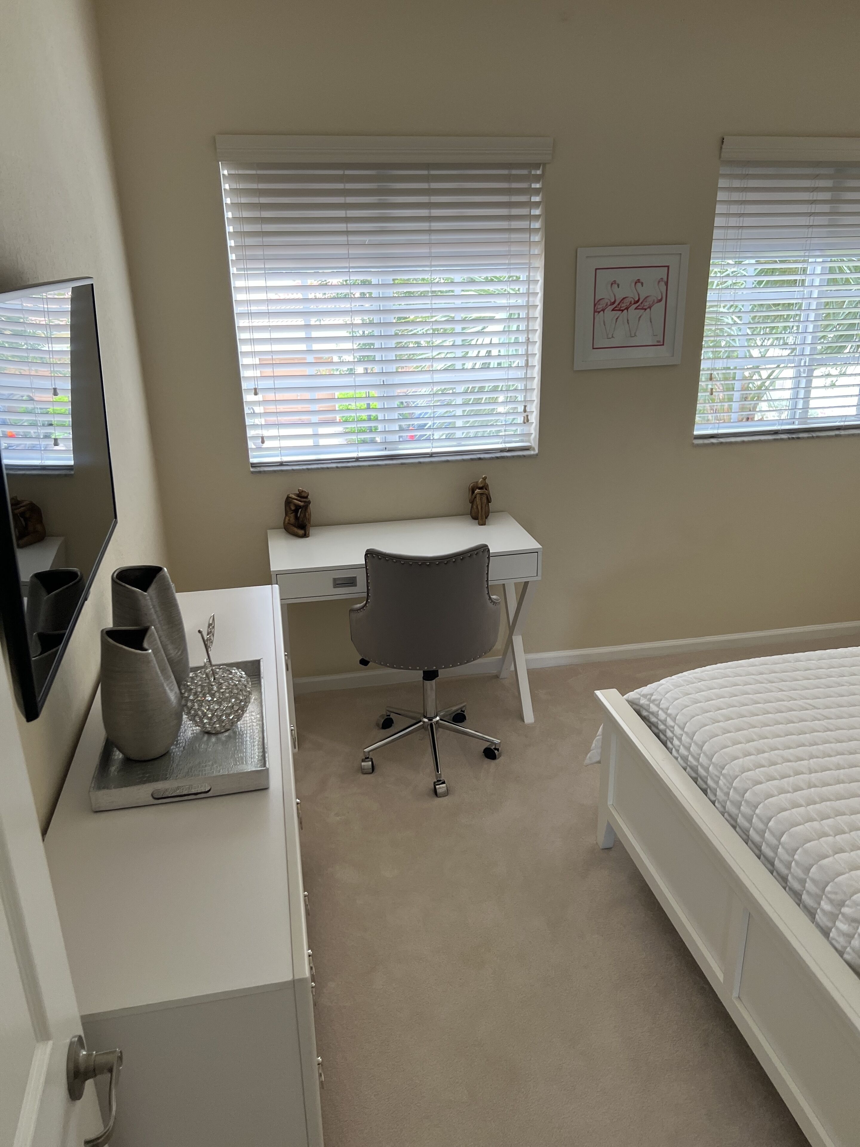 Sunny modern luxurious suite.