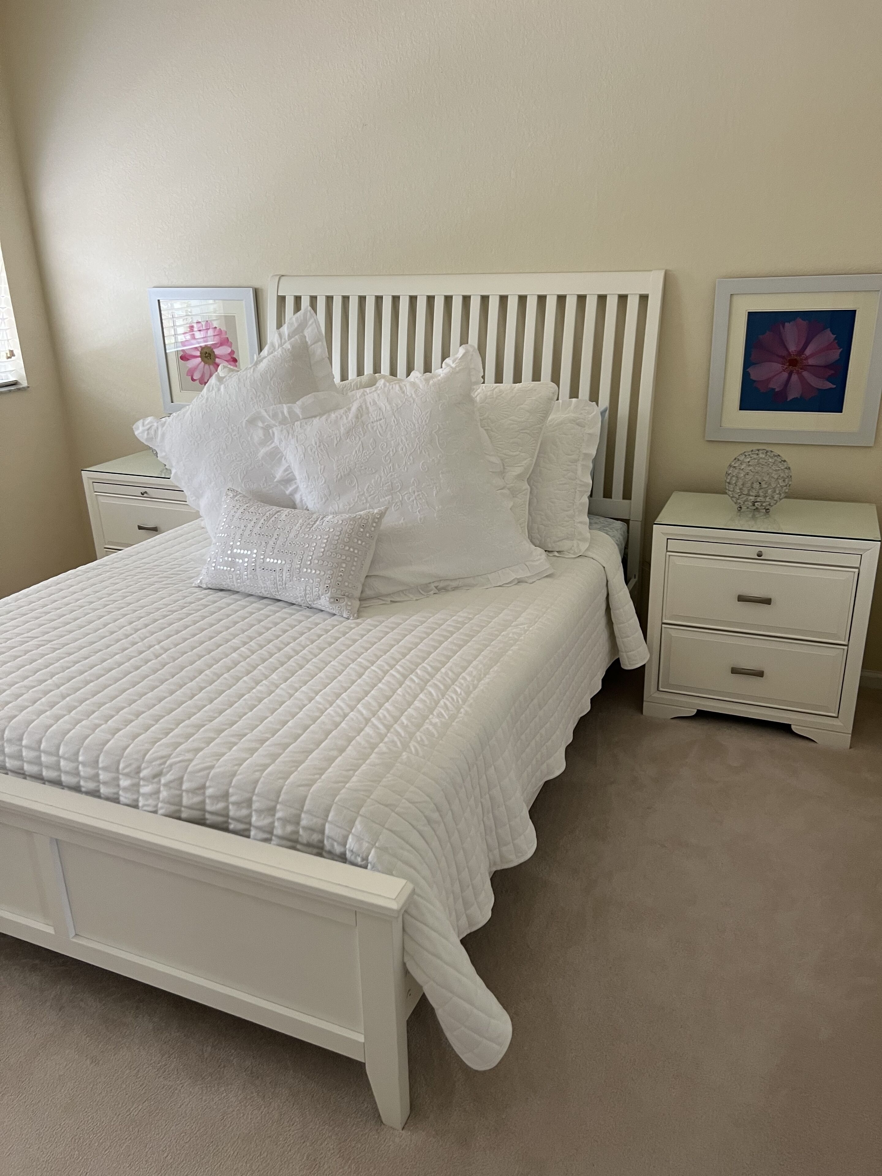 Sunny modern luxurious suite.