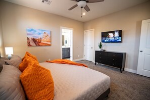 4 bedrooms, iron/ironing board, travel cot, free WiFi