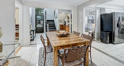 Well-appointed home with a pool, children's items, fireplace, washer/dryer, & AC