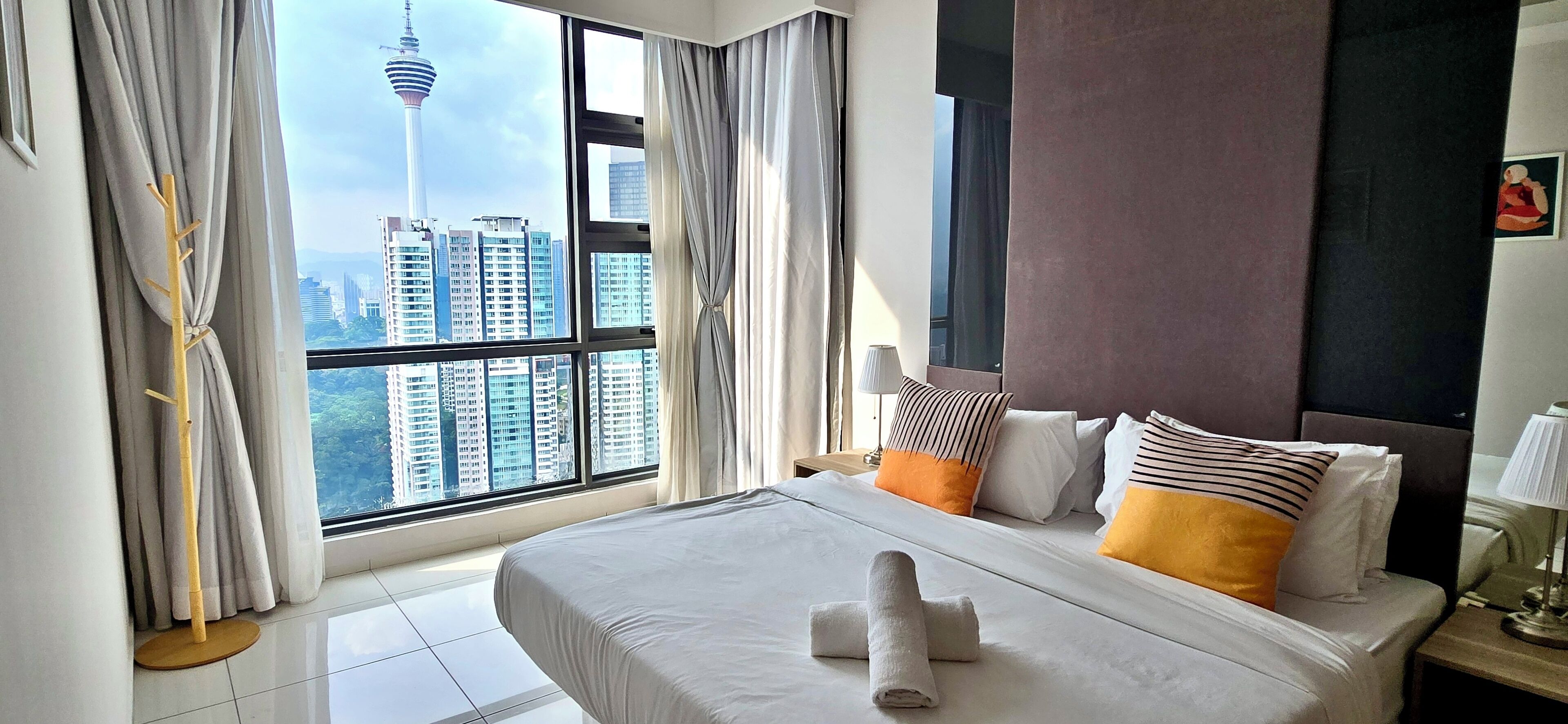 Premium bedding, down duvets, pillow-top beds, individually decorated