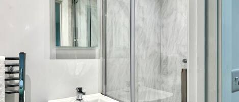 Shower, hair dryer