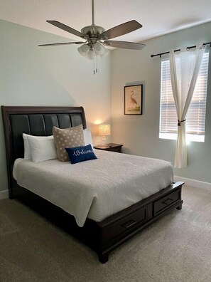 3 bedrooms, desk, iron/ironing board, free WiFi