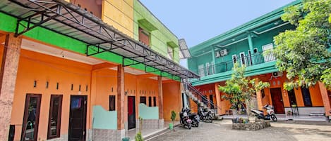 Façade de l’hébergement