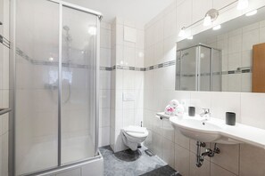 Hair dryer, towels