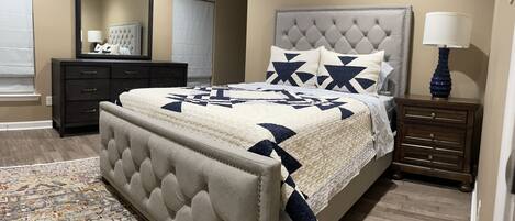 4 slaapkamers, een strijkplank/strijkijzer, wifi, beddengoed