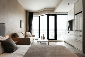 1 室のベッドルーム、WiFi (無料)、ベッドシーツ