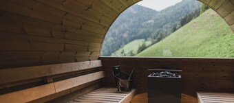 Maison de vacances "Oberhof Bauernhaus" avec vue sur les montagnes, jardin et Wi-Fi