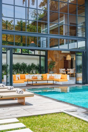 Outdoor pool - Villa KClub River Front 4 (Canggu)