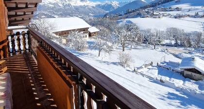Large 6-person apartment, parking, Combloux, Mont-Blanc,