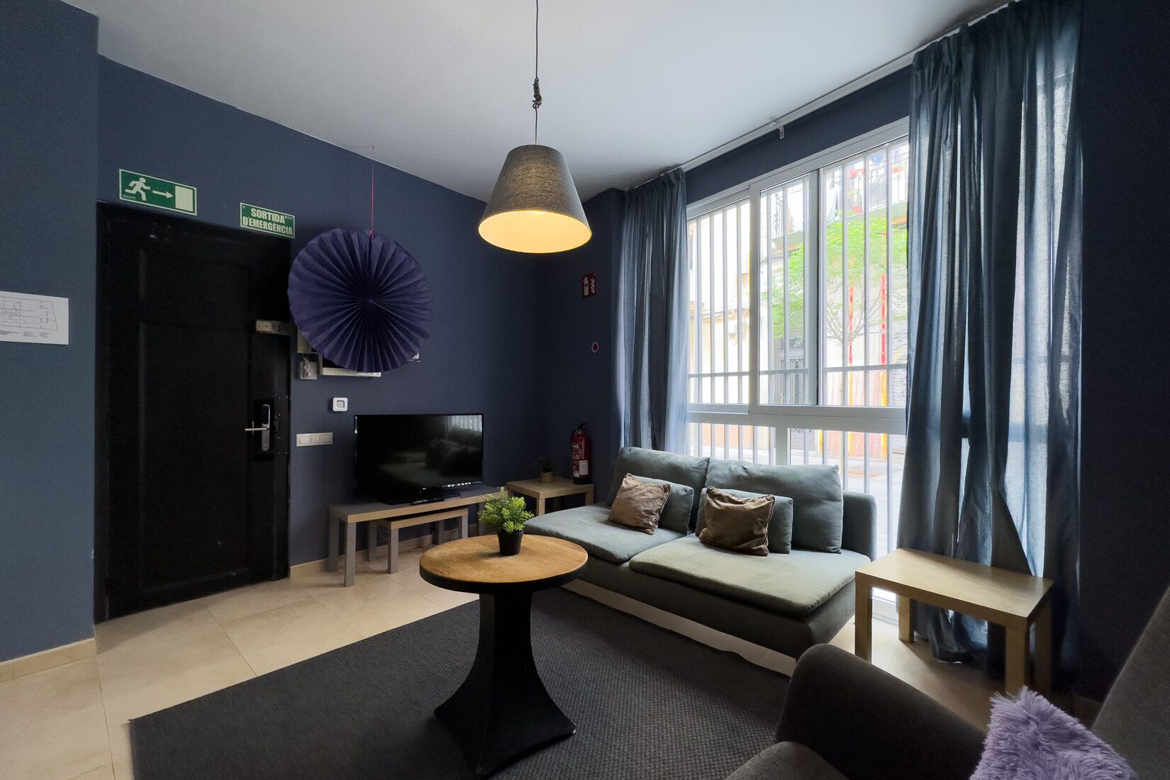 1 Bedroom Apartment | Living area | 43-inch flat-screen TV with satellite channels, TV