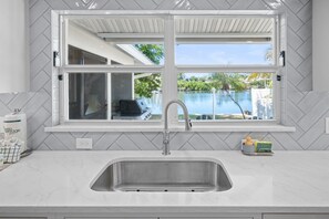 Fridge, microwave, oven, stovetop - Anna Belle by Beach Boutique Rentals (Anna Maria)