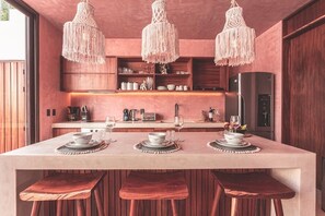 Fridge, microwave, oven, stovetop - Spacious & Modern 2 Bed Villa Tulum 2Private Pools (Tulum)