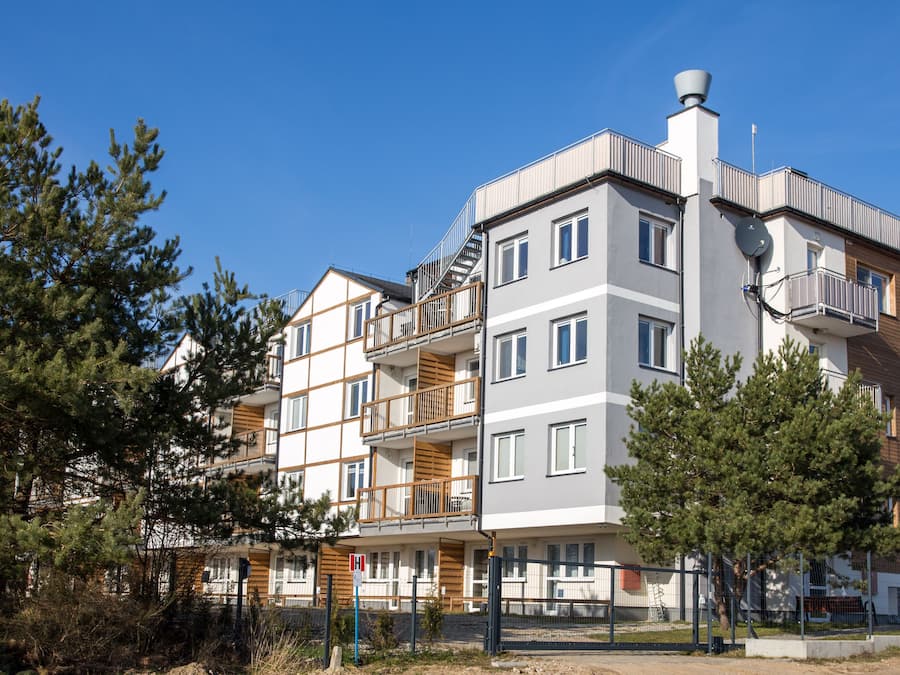Fassade der Unterkunft