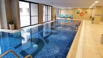 Indoor pool, outdoor pool