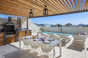 Outdoor dining - Penthouse  Apt Colomer by JS Villas (Port de Pollença)
