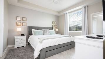 2 bedrooms, iron/ironing board, travel crib, free WiFi