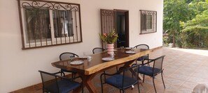 Outdoor dining - Brand New Home in Central Sayulita (Sayulita)