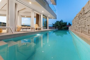 Una piscina climatizada
