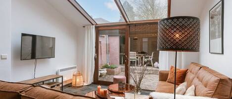 Televisie en een kantoor