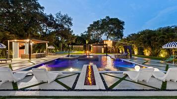 Una piscina climatizada