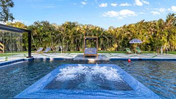Una piscina climatizada