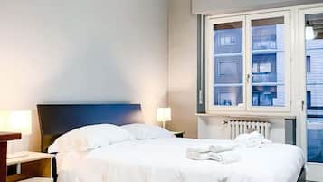 1 Schlafzimmer, BĂŒgeleisen/BĂŒgelbrett, kostenloses WLAN, BettwĂ€sche