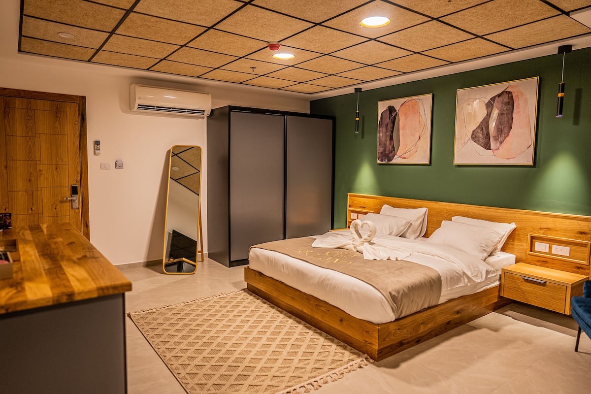 1 chambre, minibar, Wi-Fi gratuit, draps fournis