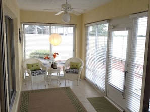 Vue depuis l’hébergement