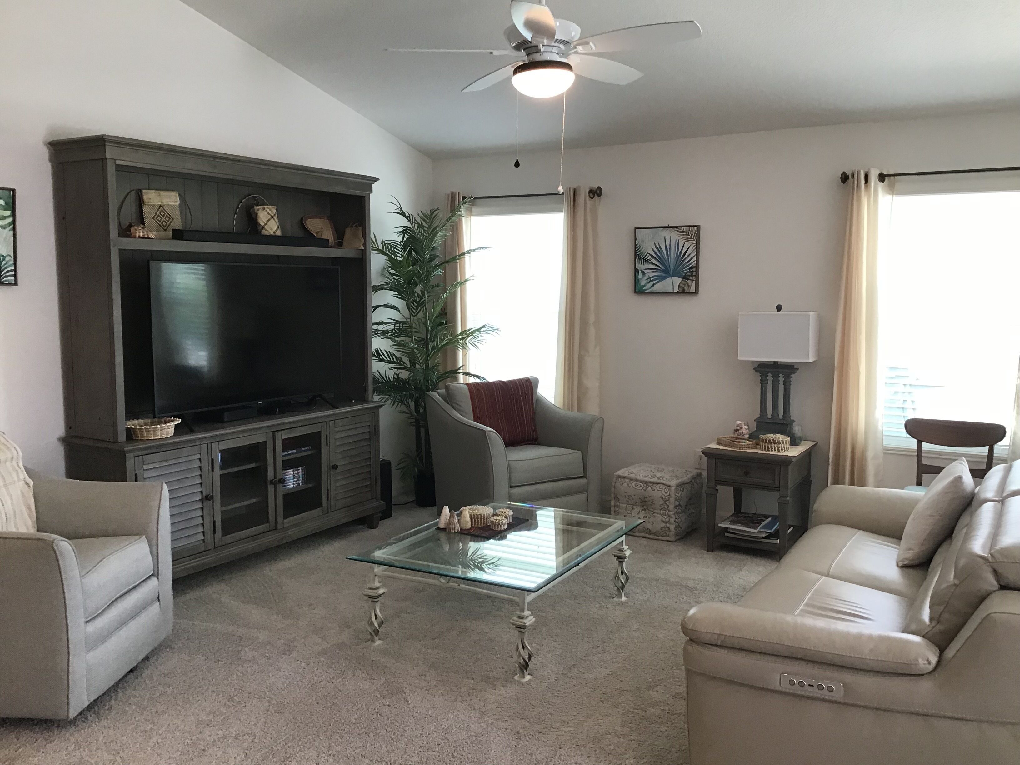 Villa, Multiple Beds, Patio, Garden View | Living area | TV