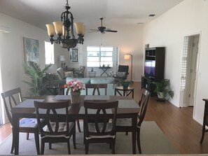 Villa, Multiple Beds, Lanai, Garden View | Dining
